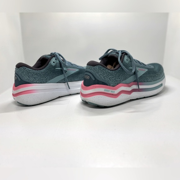 Brooks Ghost Max 2 Women's Athletic Shoes - Teal and Pink size 9.5 - Picture 5 of 10